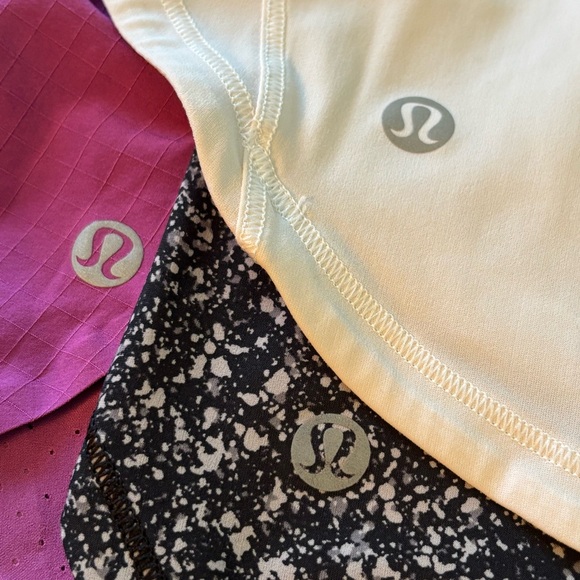 lululemon athletica Tops - Lululemon Tank bundle lot s/m purple, black, and white